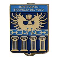 DISTINTIVO DA CAMICIA 25X32MM IN METALLO ISPETTORATO SICUREZZA VOLO