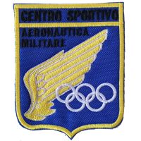 PATCH DISTINTIVO RICAMATO DA CUCIRE 70X90 MM CENTRO SPORTIVO AM