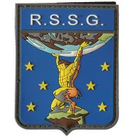 PATCH DISTINTIVO GOMMATA CON VELCRO 70X90 MM RSSG