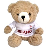 Orsetto Seduto 24 cm con Maglietta Milano Gadget Souvenir