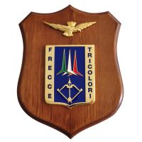 CREST IN METALLO SMALTATO FRECCE TRICOLORI