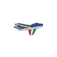 DISTINTIVO F86E PAN IN METALLO SMALTATO FRECCE TRICOLORI DIMENSIONI 27X13 MM