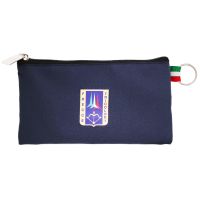 PORTAPENNE A BUSTINA PIATTA A SINGOLA ZIP LOGO FRECCE TRICOLORI CON UNICO VANO INTER