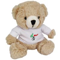 ORSETTO PELUCHE SEDUTO, H 17 CM, MAGLIETTA FIAMMA CARABINIERI