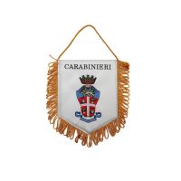 GAGLIARDETTO ARALDICO CARABINIERI PENTAGONALE PICCOLO 12X11,5 CM