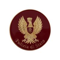 FERMACARTE CON AQUILA POLIZIA DI STATO ? 8 CM