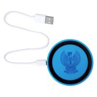 CARICATORE WIRELESS CON AQUILA POLIZIA DI STATO STAMPATA