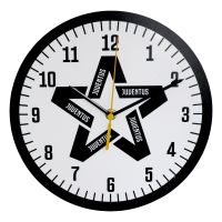 OROLOGIO DA PARETE IN PLEXIGLASS DIAM 24 CM BASE BIANCA STELLA NERAJUV