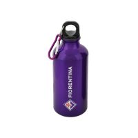 BORRACCIA IN ALLUMINIO VIOLA 400 ML LOGO E SCRITTA FIORENTINA