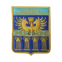 PATCH DISTINTIVO RICAMATO CON VELCRO 9X7 CM ISPETTORATO SICUREZZA VOLO