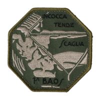 PATCH DISTINTIVO RICAMATO CON VELCRO 85X85 MM 1 BRIGATA AEREA OPERAZIONI