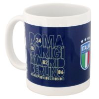 MUG IN CERAMICA FIGC INTERNO BIANCO STAMPA CAMPIONI DEL MONDO