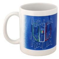 MUG IN CERAMICA FIGCINTERNO BIANCO STAMPA AZZURRA ITALIA