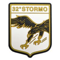 PATCH DISTINTIVO GOMMATA CON VELCRO 70X90 MM 32 STORMO