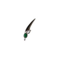 DISTINTIVO PENNA CON NAPPINA VERDE
