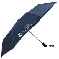 OMBRELLO TASCABILE NAVY PERSONALIZZATO SU DUE SPICCHI OPPOSTI CON LOGO B