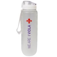 BORRACCIA IN RPET, BIANCA FINITURA OPACA CON CINTURINO, 1000 ML