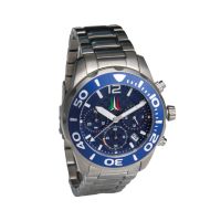 FOXTROT OROLOGIO SOLARE CRONO QUADRANTE BLU LOGO FRECCE TRICOLORI QUADRANTE  42 MM