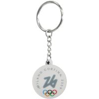 PORTACHIAVI PVC MORBIDO ROTONDO - Olimpiadi Milano Cortina 2026