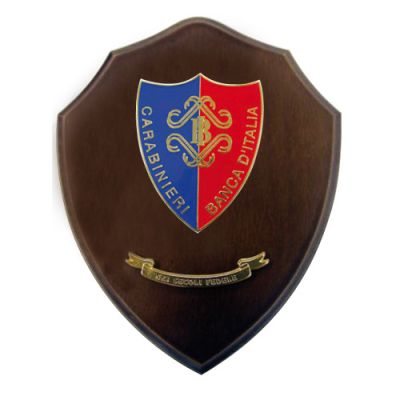 CREST MEDIO CARABINIERI BANCA D'ITALIA MIS CM 15,5X12,5