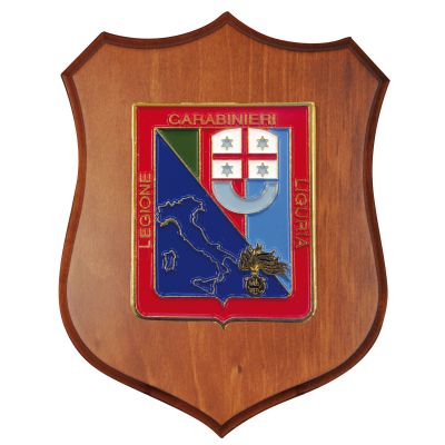 CREST CARABINIERI LEGIONE LIGURIA MIS CM 22,5X17,5