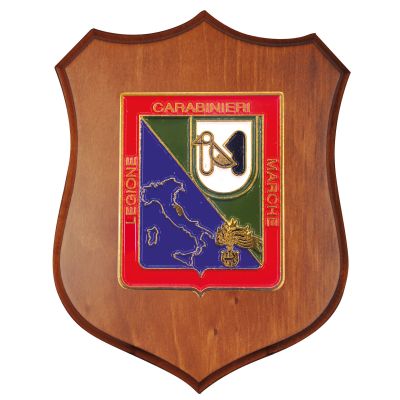 CREST CARABINIERI LEGIONE MARCHE MIS CM 22,5X17,5