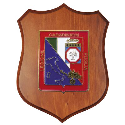 CREST CARABINIERI LEGIONE PUGLIA MIS CM 22,5X17,5