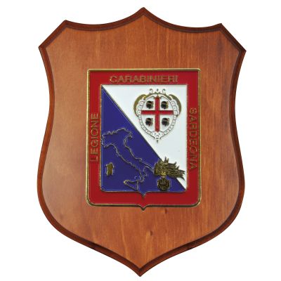 CREST CARABINIERI LEGIONE SARDEGNA MIS CM 22,5X17,5