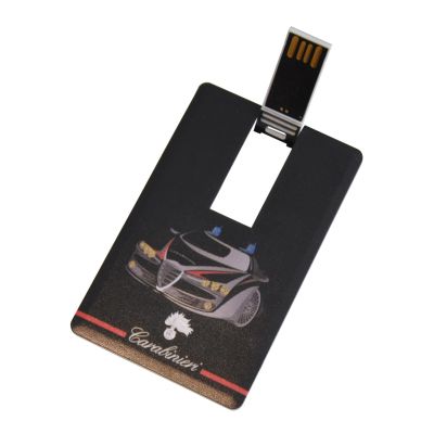 CHIAVETTA USB 8GB MODELLO CARTA DI CREDITO RADIOMOBILE CARABINIERI