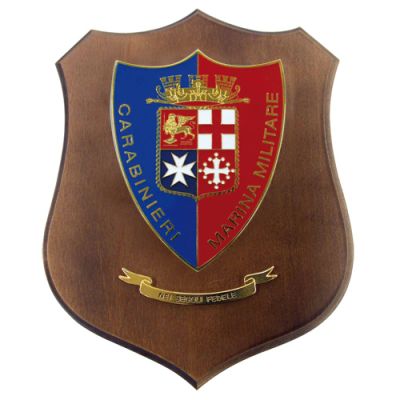 CREST CARABINIERI MARINA MILITARE MIS CM 22,5X17,5