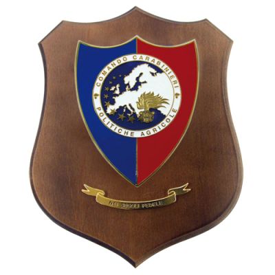 CREST CARABINIERI POLITICHE AGRICOLE MIS CM 22,5X17,5