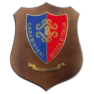 CREST CARABINIERI BANCA D'ITALIA MIS CM 22,5X17,5