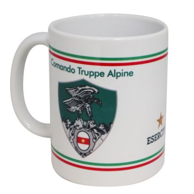 TAZZA IN CERAMICA COMANDO TRUPPE ALPINE ESERCITO