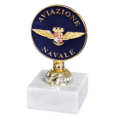 TROFEINO IN METALLO LOGO SMALTATO AVIAZIONE NAVALE