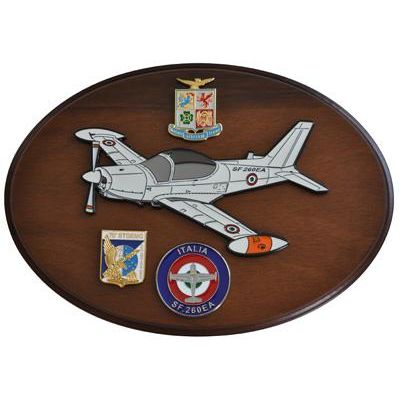 CREST ARALDICO AEREI SF.260EA AERONAUTICA MILITARE MIS CM 22,5 X 17,5