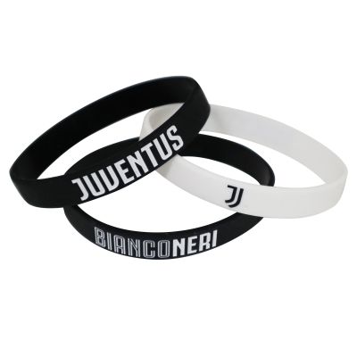 SET BRACCIALETTI IN SILICONE JUVENTUS