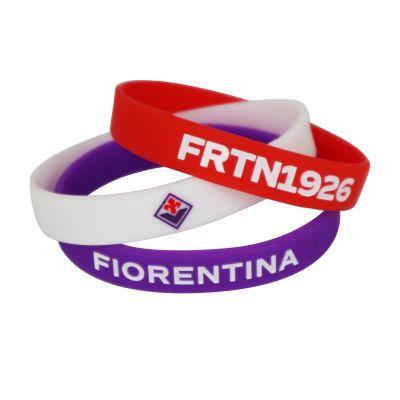 SET BRACCIALETTI IN SILICONE FIORENTINA