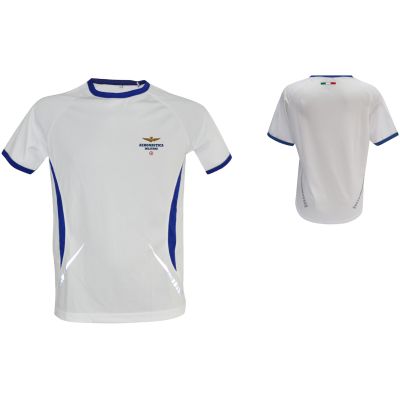 T-SHIRT RUNNING, CON LOGO STAMPATO, 100% POLIESTERE A.M.