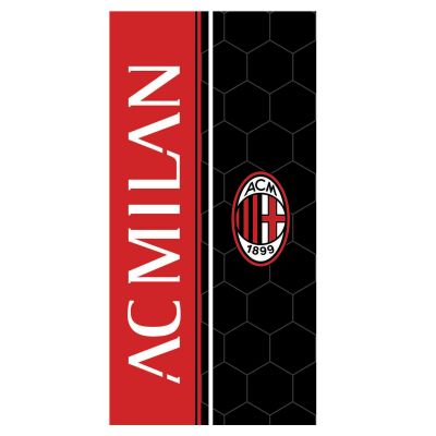 TELO MARE IN SPUGNA 70X140 CM LOGO MILAN