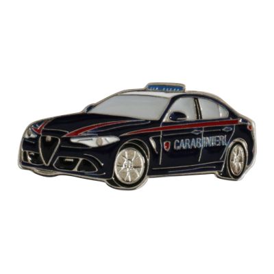 MAGNETE IN METALLO SMALTATO MACCHINA GIULIA CARABINIERI