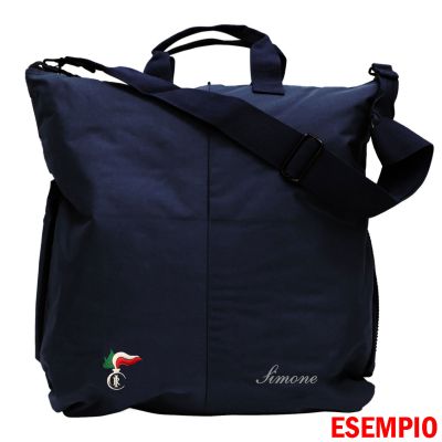 BORSA PORTACASCO BLU CON LOGO RICAMATO CARABINIERI PERSONALIZZABILE