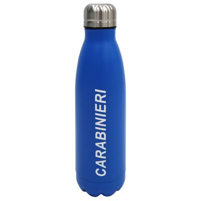 BORRACCIA TERMICA BLU DOPPIA PARETE 500ML LOGO CC