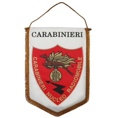 GAGLIARDETTO RADIOMOBILE PENTAGONALE GRANDE 28X38 CM CARABINIERI