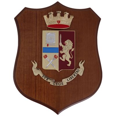 CREST ARALDICO SMALTATO POLIZIA DI STATO CM