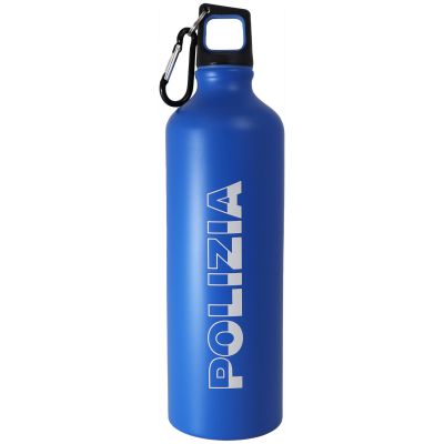 BORRACCIA SPORTIVA BLU IN ALLUMINIO CAPACITA' 800ML POLIZIA DI STATO