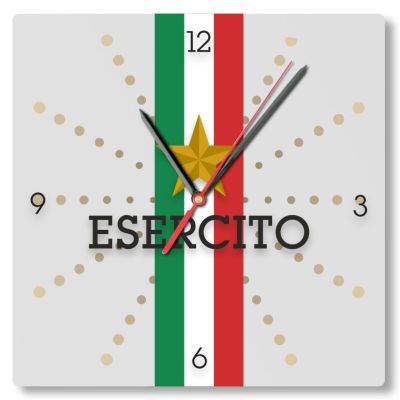 OROLOGIO PARETE QUADRATO PLEXI