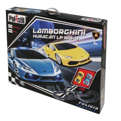 PISTA POLISTIL POLIZIA LAMBORGHINI HURACAN 1:43