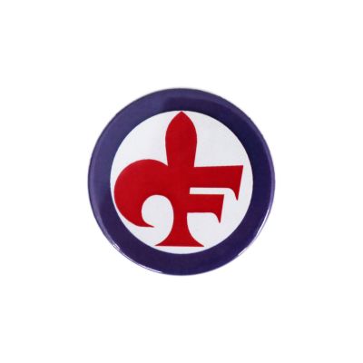 SPILLA BADGE Ø 38 MM CON STAMPA ALABARDA FIORENTINA