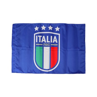 BANDIERA BLU 50X70 CM CON LOGO CENTRALE FIGC