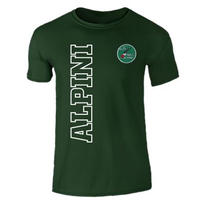 T-SHIRT CON LOGO ANA LATO CUORE E SCRITTA ALPINI, RETRO NEUTRO